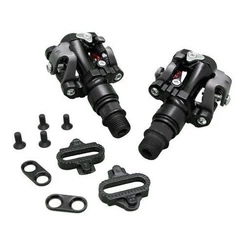 PEDAL BIKE CLIP WELLGO M919 MTB C/ TACOS PADRÃO SPD ROSCA GROSSA