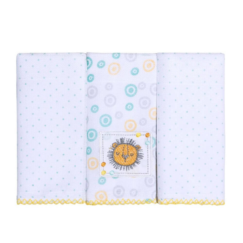 Kit Pano De Boca Estampado Papi Bordados Amigos - 03 Peças em Oferta na Shopee