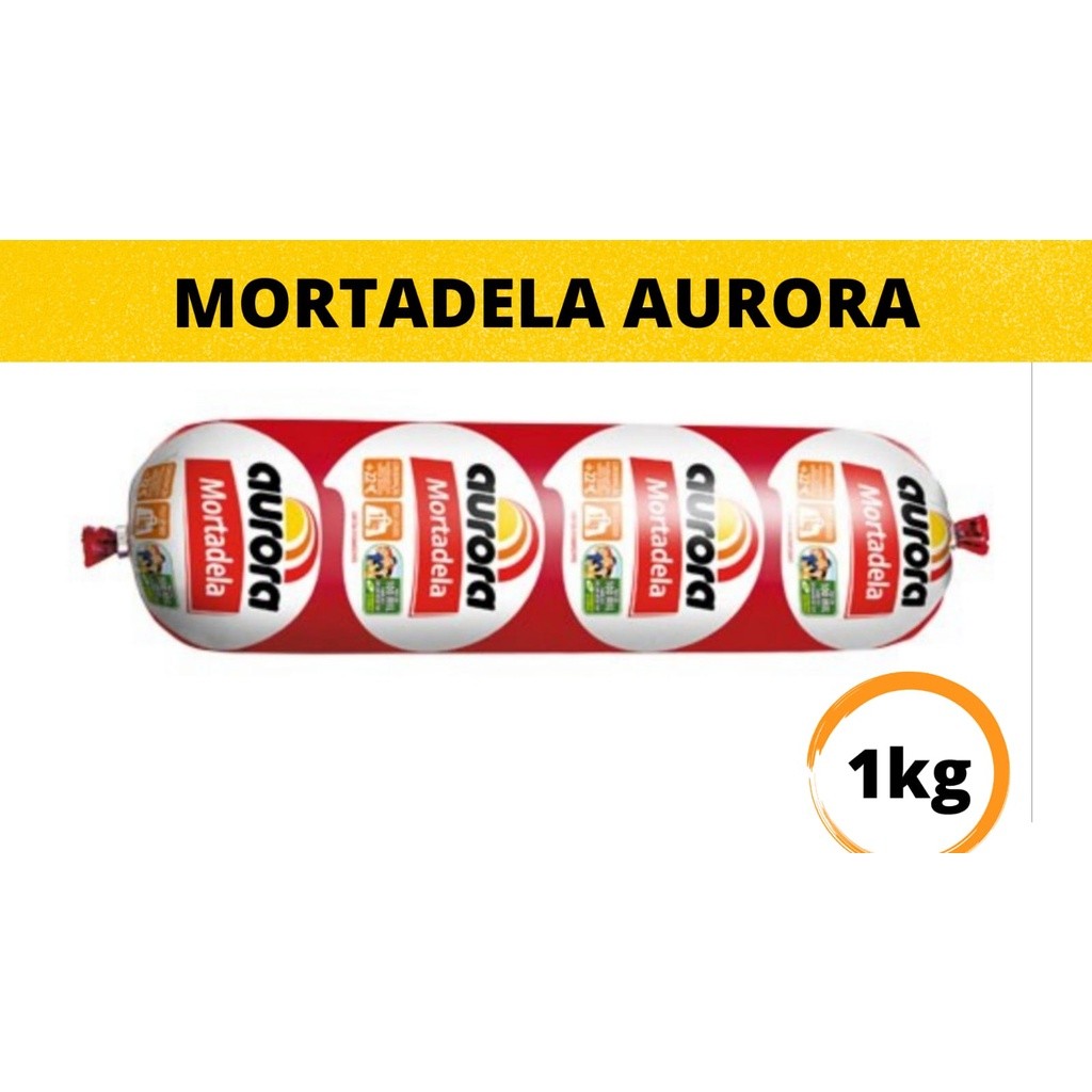 Peça mortadela tradicional Aurora 1kg