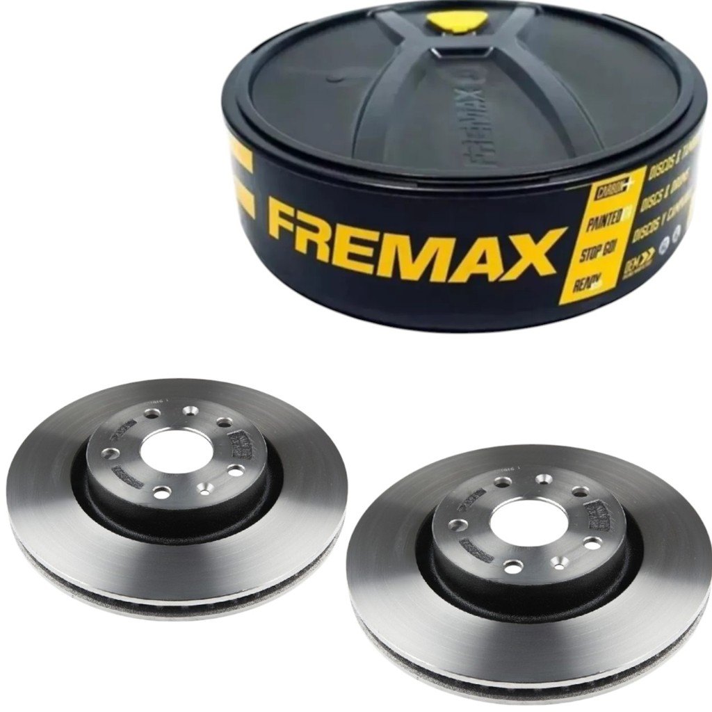 Par Disco De Freio Dianteiro Ventilado Fremax Para Tiggo 2.0 16v 2009 A 2020 300mm