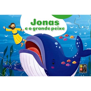 Livro Quebra-cabeça - Jonas e o Grande Peixe em Oferta na Shopee