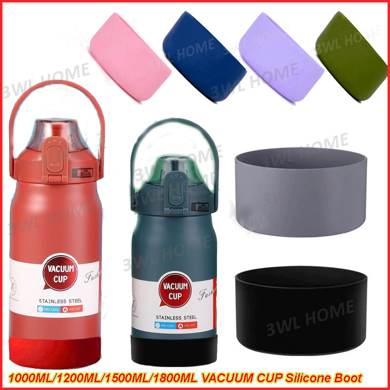Bota De Silicone De 10 Cm Para Copo De Vácuo 1000/1200/1500/1800ML Cille 1300ml/1700ml Capa Protetora Garrafa De Água Co em Oferta na Shopee