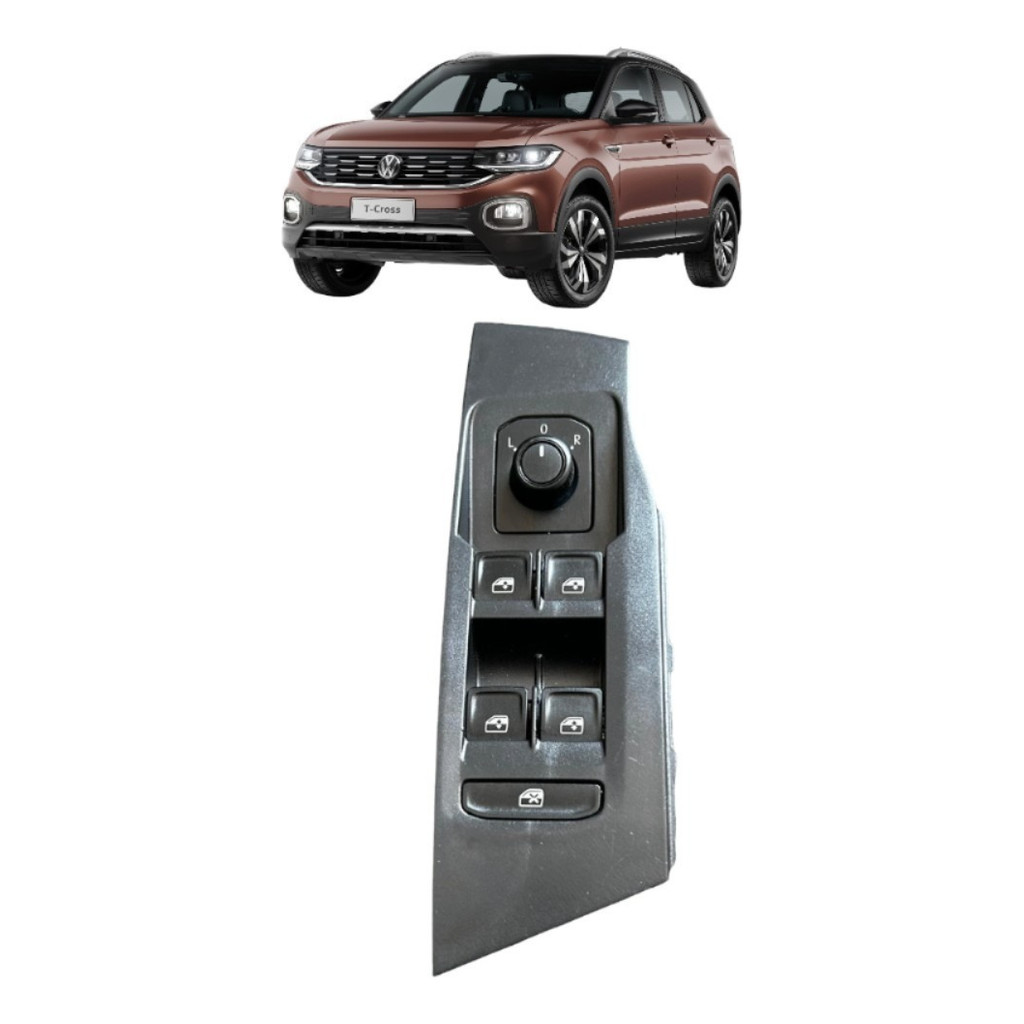 Botao Vidro Elétrico Retrovisor Vw Polo Virtus Tcross Nivus