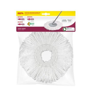 Refil Mop Spin Brilhus, Duas Águas e Noviça Original de Microfibra Bettanin em Oferta na Shopee
