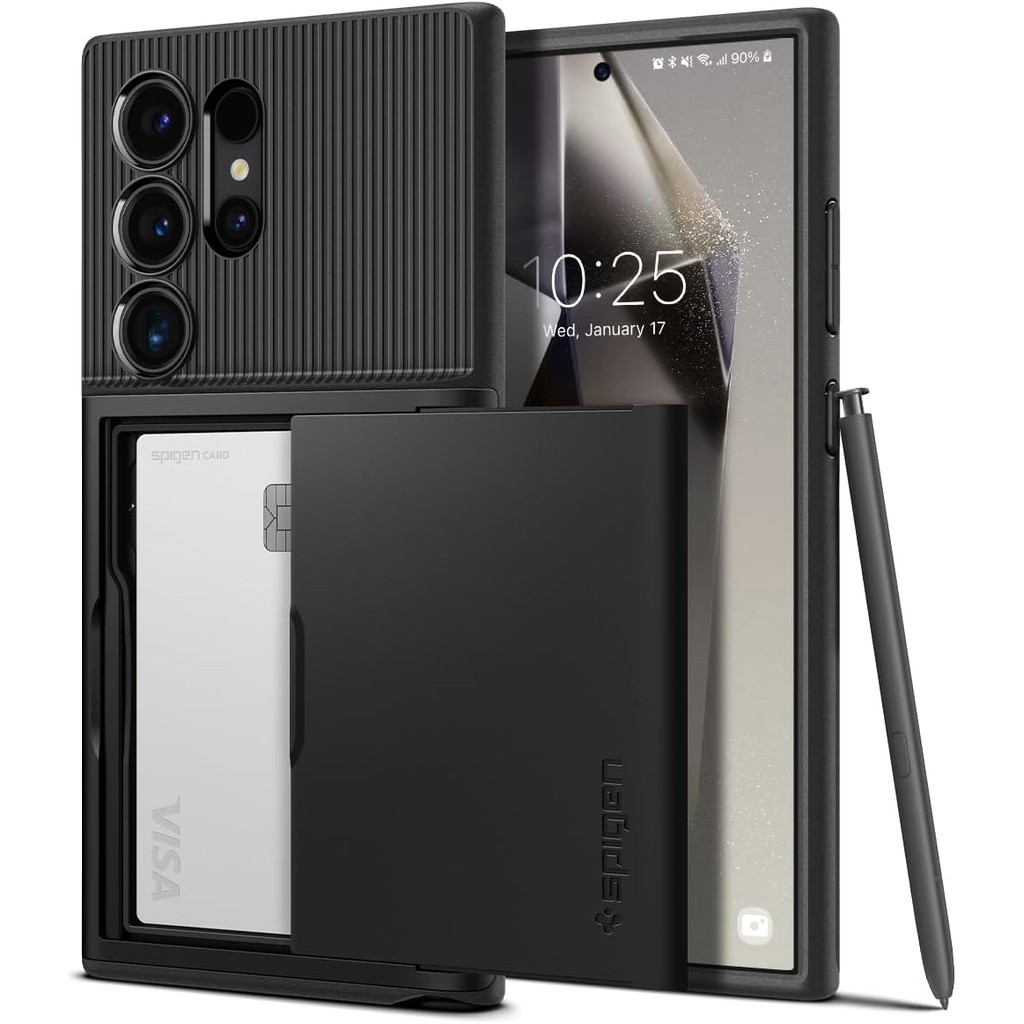 Case 100% Original Spigen Slim Armor Para Galaxy S24 Ultra