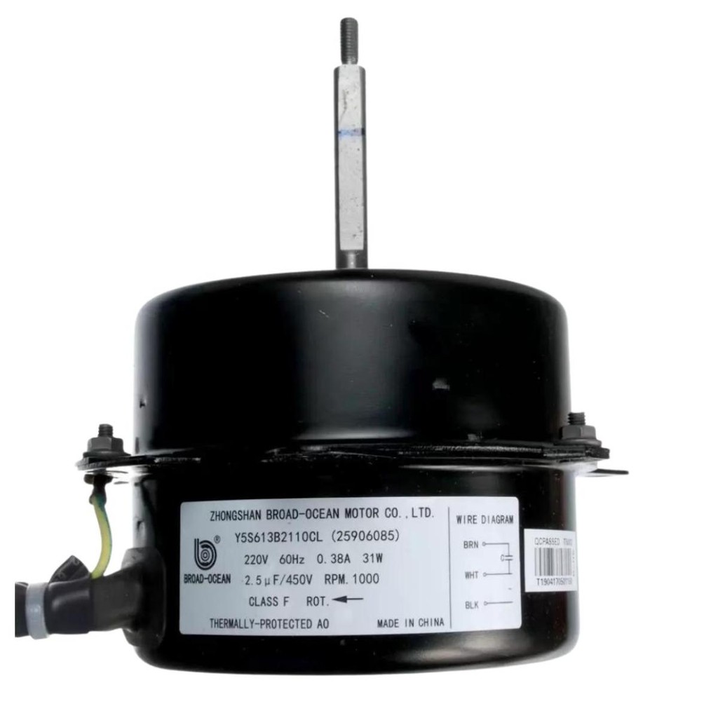 Motor Ventilador Condensador 38CQV midea 25901261
