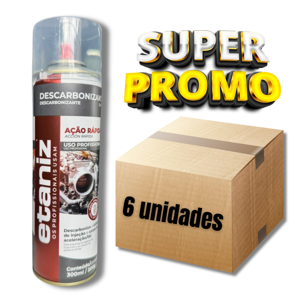 Kit 6 Unidades de Descarbonizante 200ML