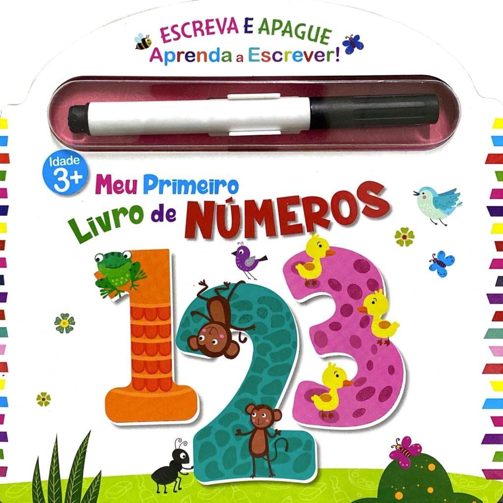 Escreva e Apague - meu Primeiro Livro de Numeros em Oferta na Shopee