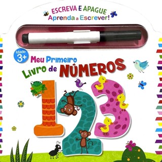 Escreva e Apague - meu Primeiro Livro de Numeros em Oferta na Shopee