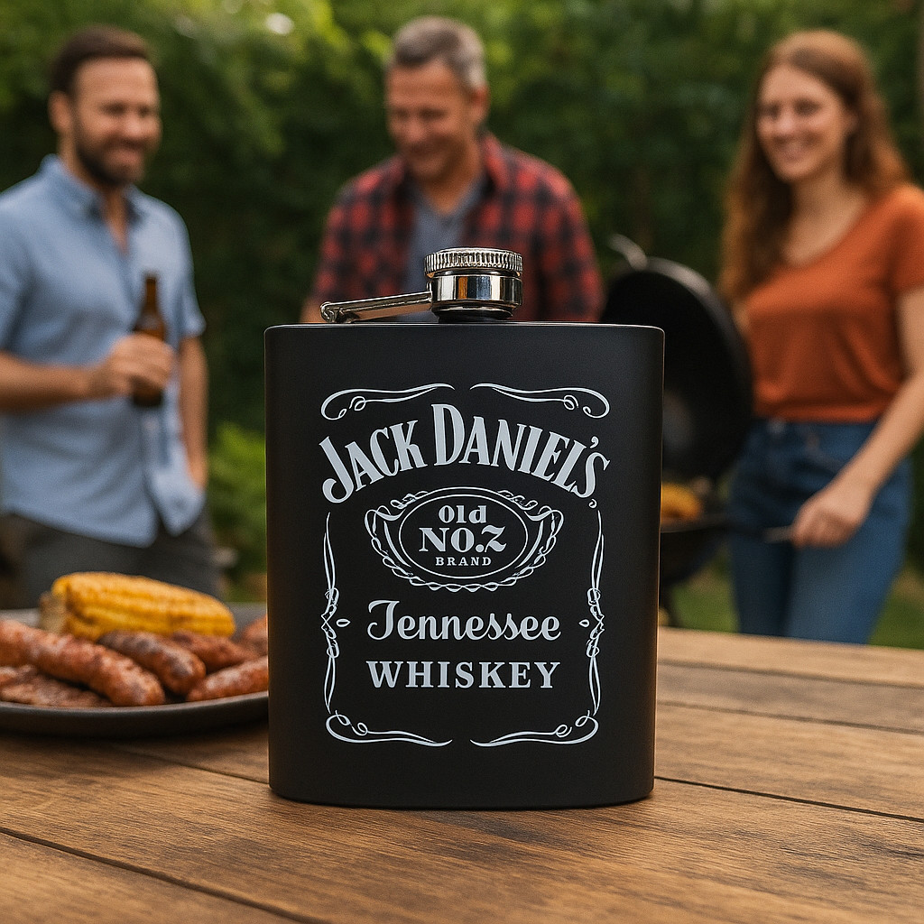 Cantil Porta Bebida De Bolso Inox de 180mL á 240mL Para Whisky Vodka Cantil de Bolso