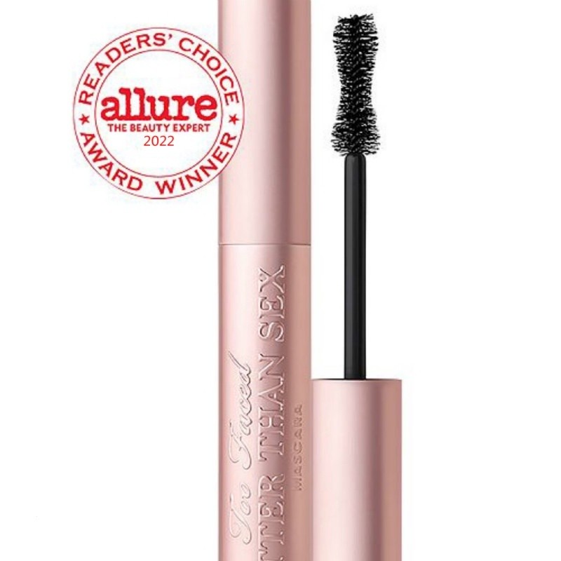 Too Faced Better Than Sex eye Preto À Prova D'água Ondulação Longa Pequena Bastão De Pó Grosso Máscara anti-Manchas 8ml