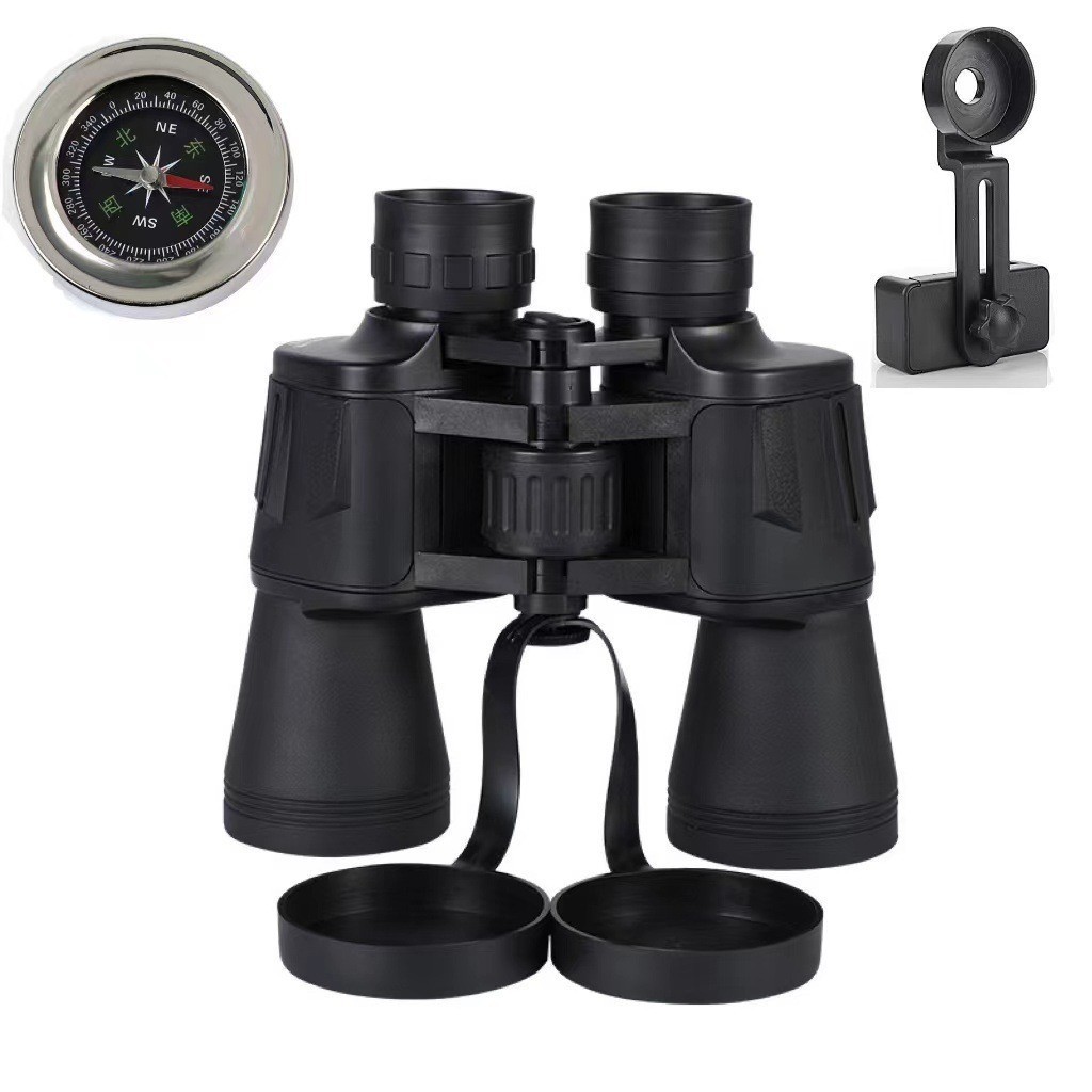 Binoculo  20x50 Com Suporte Celular Bússola De Longo Alcance 10km Profissional Telescópio IBoa Presentes