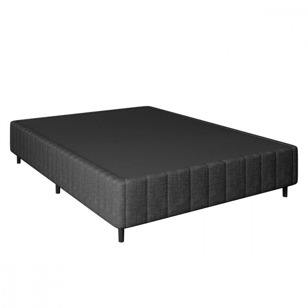 Base Cama Box Casal 138x188 Natural Class Cinza Apolospuma Cinza em Oferta na Shopee