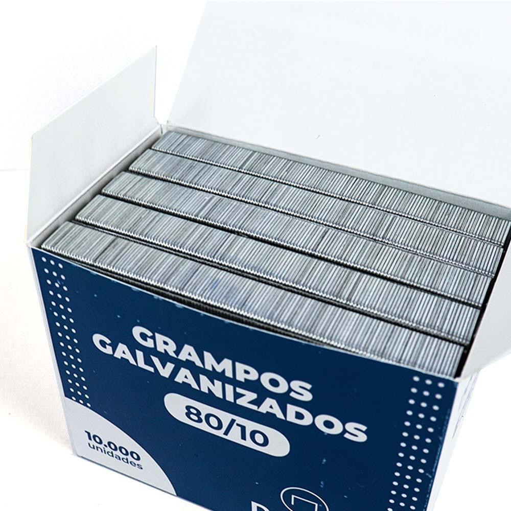 Grampo Industrial 80/10 Caixa c/ 10.000 Unid. Decofix em Oferta na Shopee