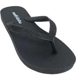 Chinelo Molekinha Menina Infantil Tira com Brilho