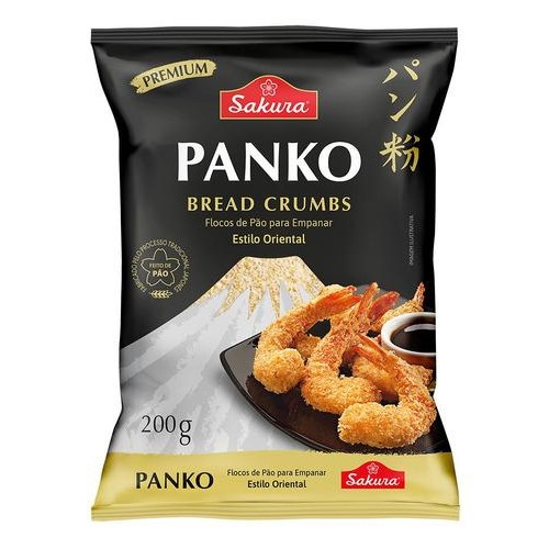 Farinha Panko Para Empanar Premium Sakura 200G em Oferta na Shopee