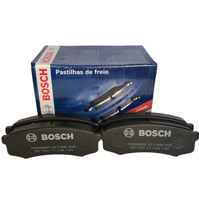 Pastilha de freio Traseira Toyota Hilux SW4 2.7 2.8 4.0 2005 até 2020 - BOSCH - Cod. 0986BB0973