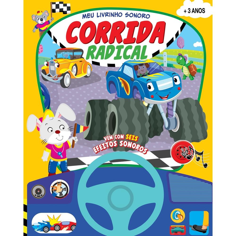 Livro com Som - Coleção Corrida Radical - O Grande Vencedor em Oferta na Shopee