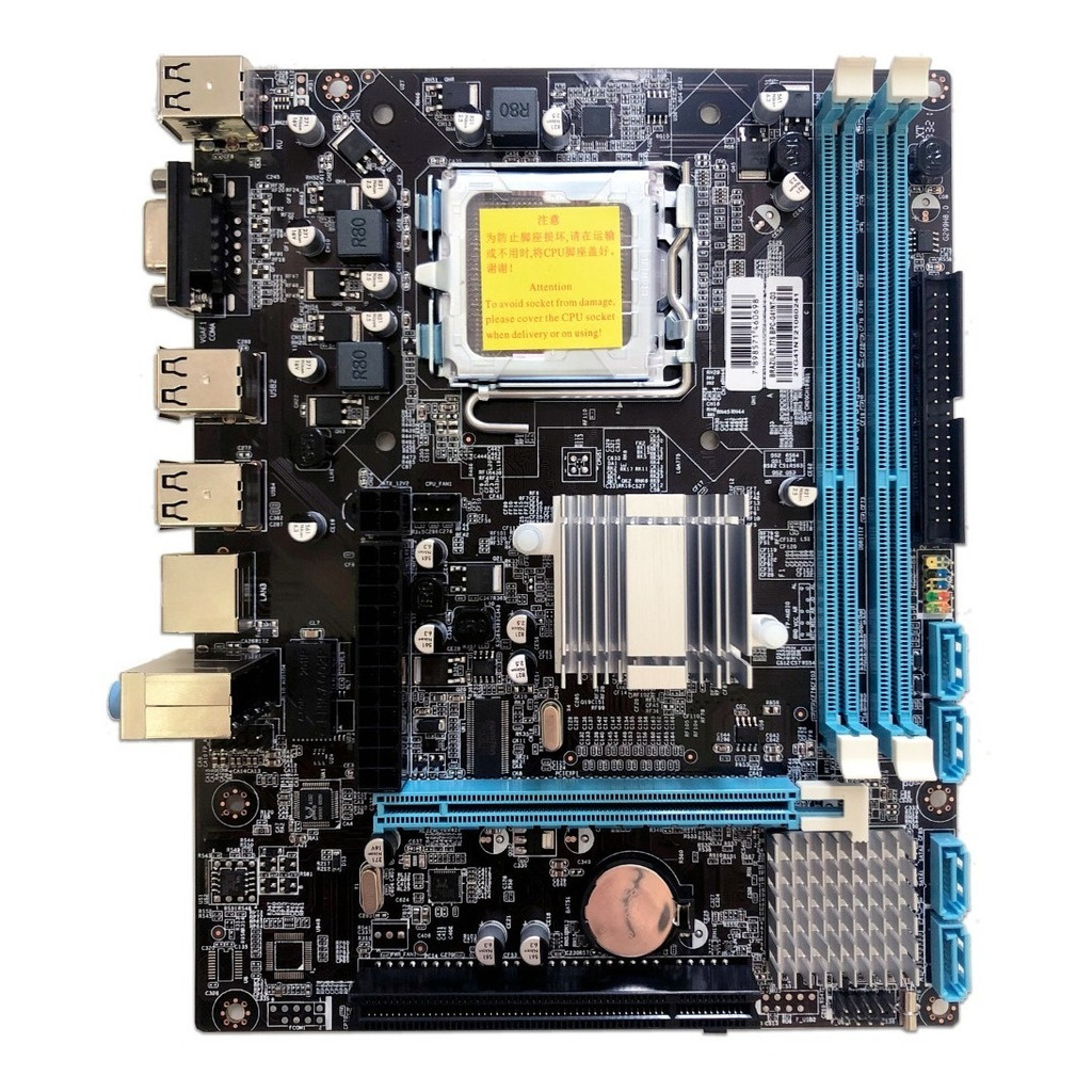 Placa Mãe Desktop P/ Intel 775 Ddr3 G41ag-b3 Nova Garantia
