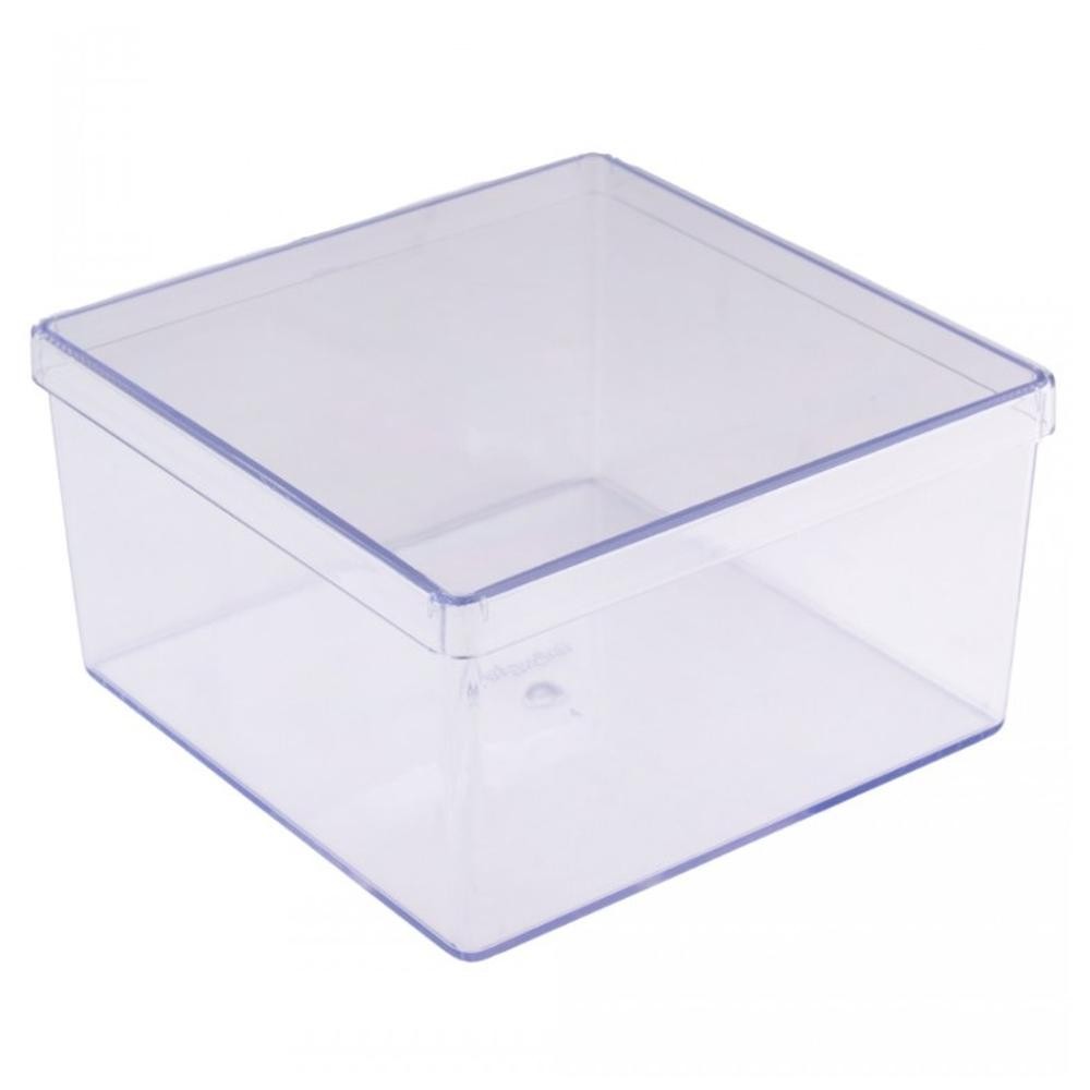 Cake Box Bluestar 1,5l C/ Tampa Quadrada em Oferta na Shopee