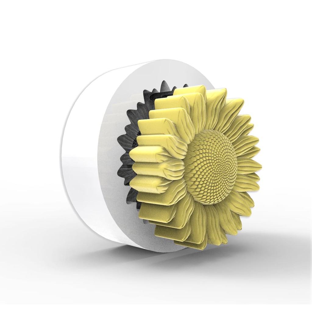 Forma De Silicone Flor Girassol para Artesanato Sabonete Vela Resina Gesso Lembrancinha