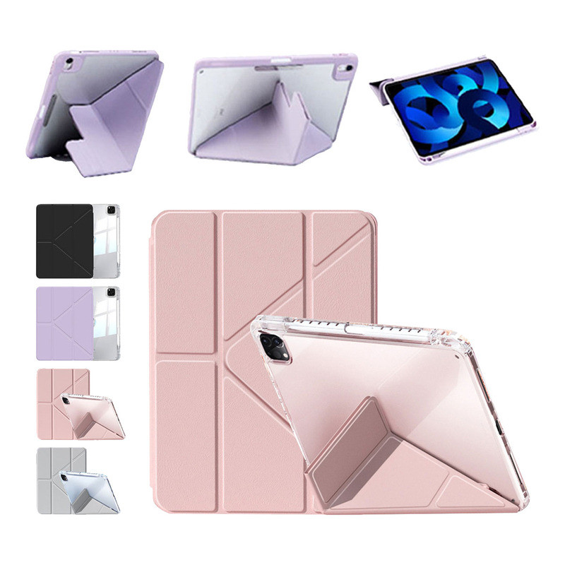 Capa Fina Com Slot Para Caneta Para iPad 5/6/7/8/9/10, air1/2/4/5, mini6, ipad pro 11/12,9polegadas