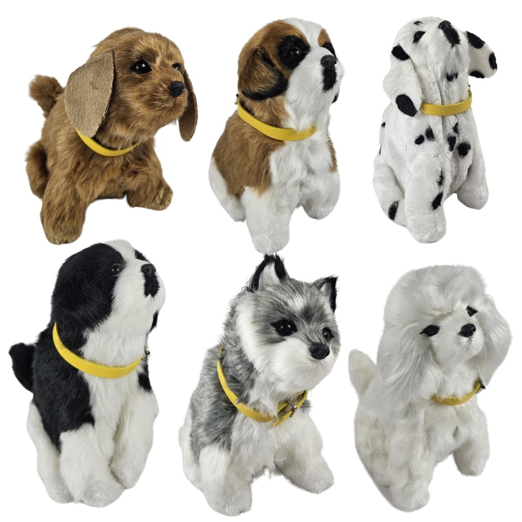 Cachorro Boneco de Pelúcia Late e Anda Sortido CBY0055 - Castela em Oferta na Shopee