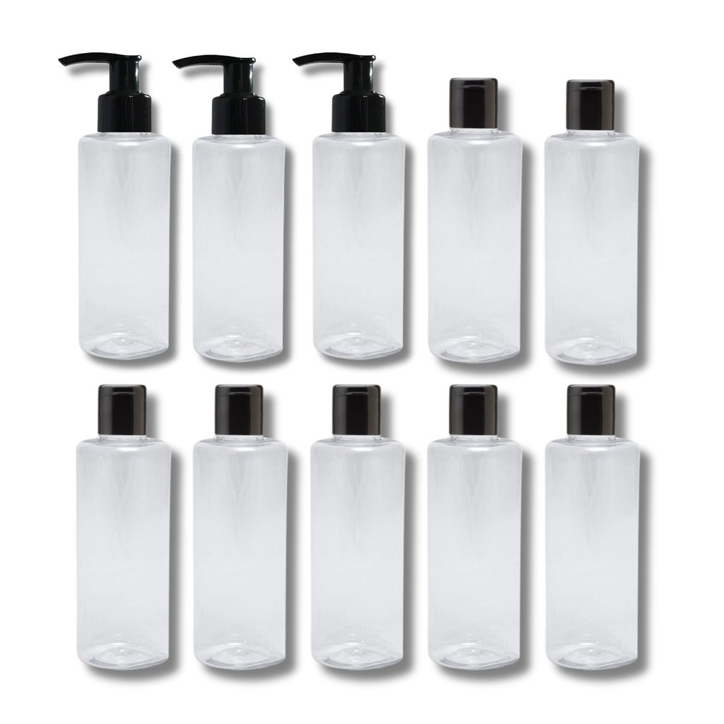 7 Frasco Pote Fliptop 3 Válvula Pump 100ml Shampoo Viagem em Oferta na Shopee