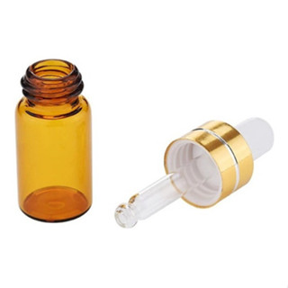 20 Frascos Floral Conta Gotas Vidro Óleo Essencial Âmbar 3ml em Oferta na Shopee