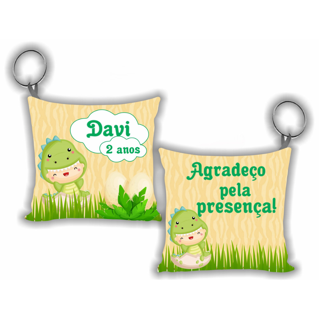 Almochaveiro Lembrancinhas Personalizadas Tema Dinossauros Lindos Chaveiros
