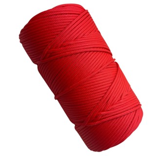 Corda Trançada 3,0mm (seda) rolo 104M Cor Vermelha GKL em Oferta na Shopee