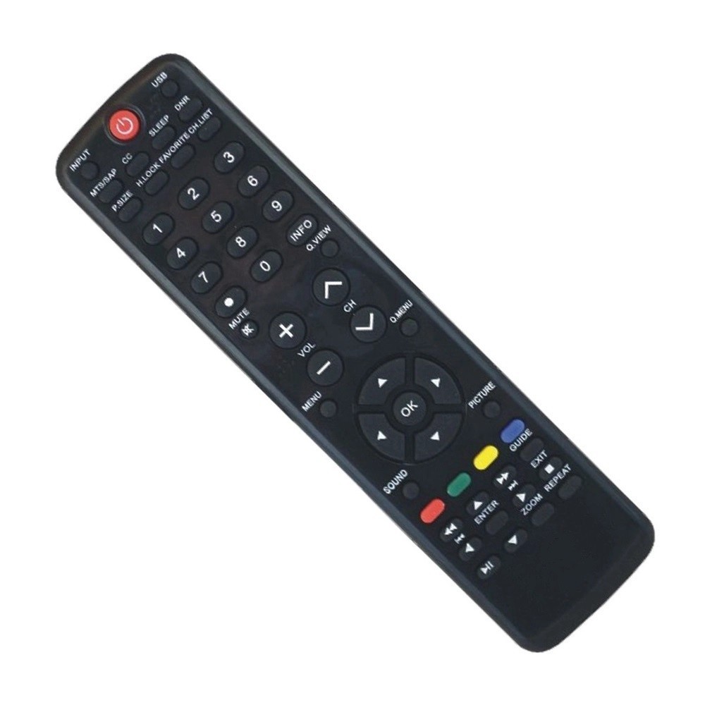 Controle Remoto Compatível Tv Lcd Compatível H-buster HBTV-40D02FD HBTV-32DO3HD Teclas Atalho