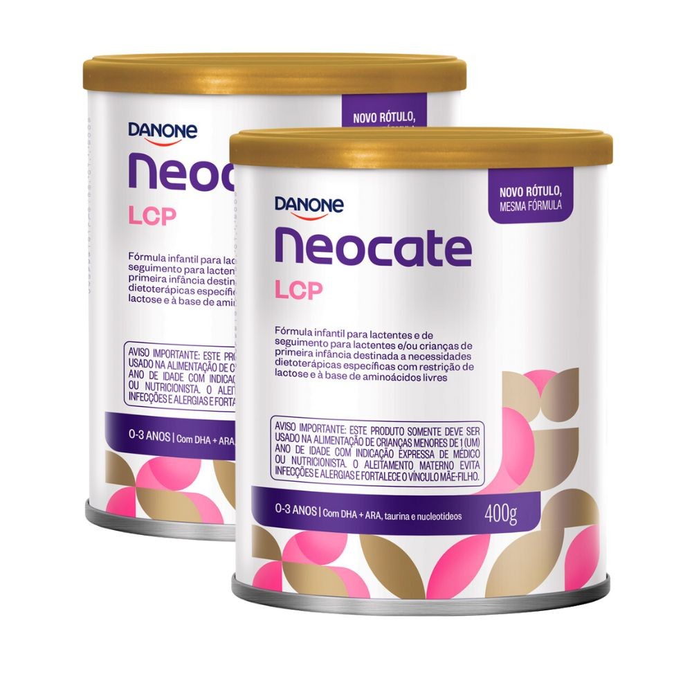 Kit 2 Neocate LCP Fórmula Infantil 400g em Oferta na Shopee