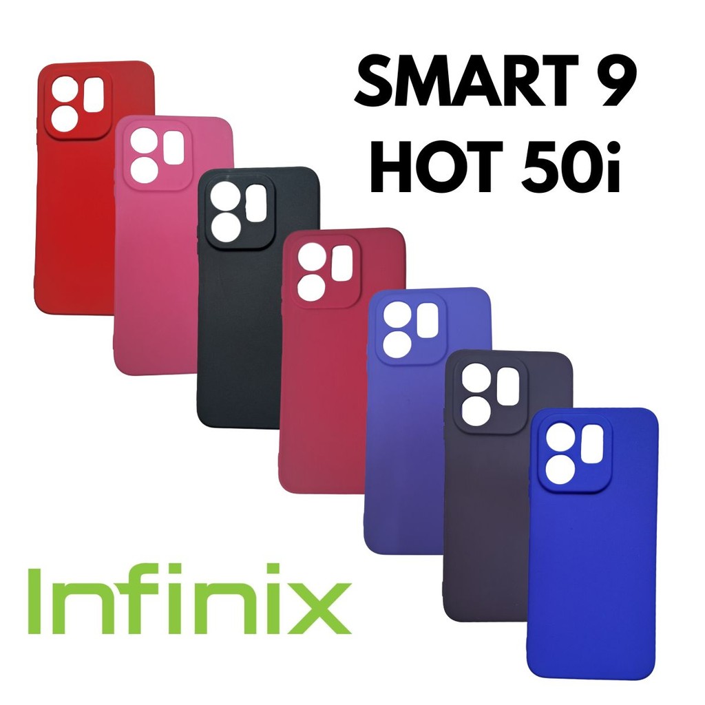 Capa Capinha Case Compativel Para Infinix Smart 9 / Hot 50i Protetora Aveludada Colorida em Oferta na Shopee