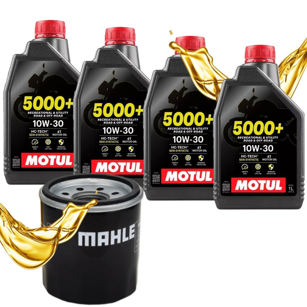 Troca de Óleo Nc 750x / Cbr 650f / Cbr 600r / Nc 700x Motul 5000+ 10w30 + Filtro em Oferta na Shopee