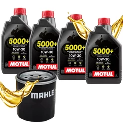 Troca de Óleo Nc 750x / Cbr 650f / Cbr 600r / Nc 700x Motul 5000+ 10w30 + Filtro