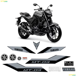 Kit Adesivos Yamaha MT-03 2023/2024 + Emblemas Resinados
