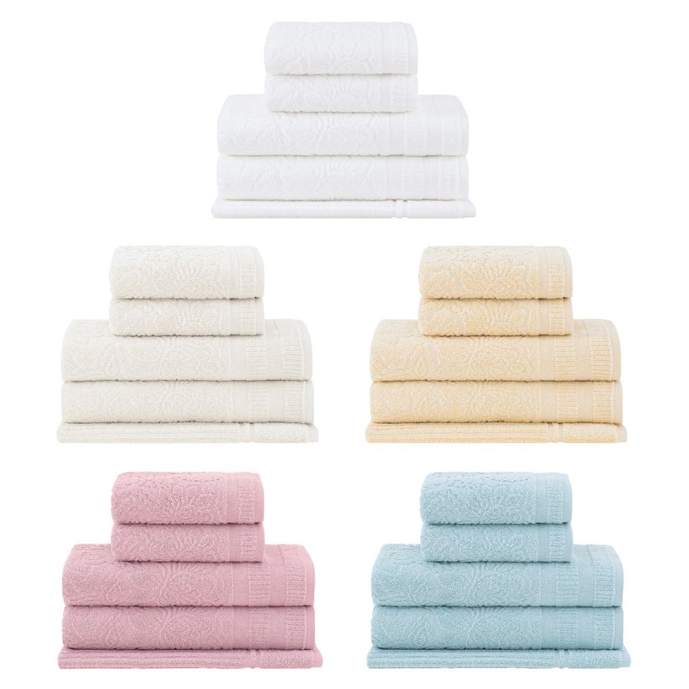 Jogo de Toalhas Banho Buddemeyer Botanique Extra Soft 5 peças