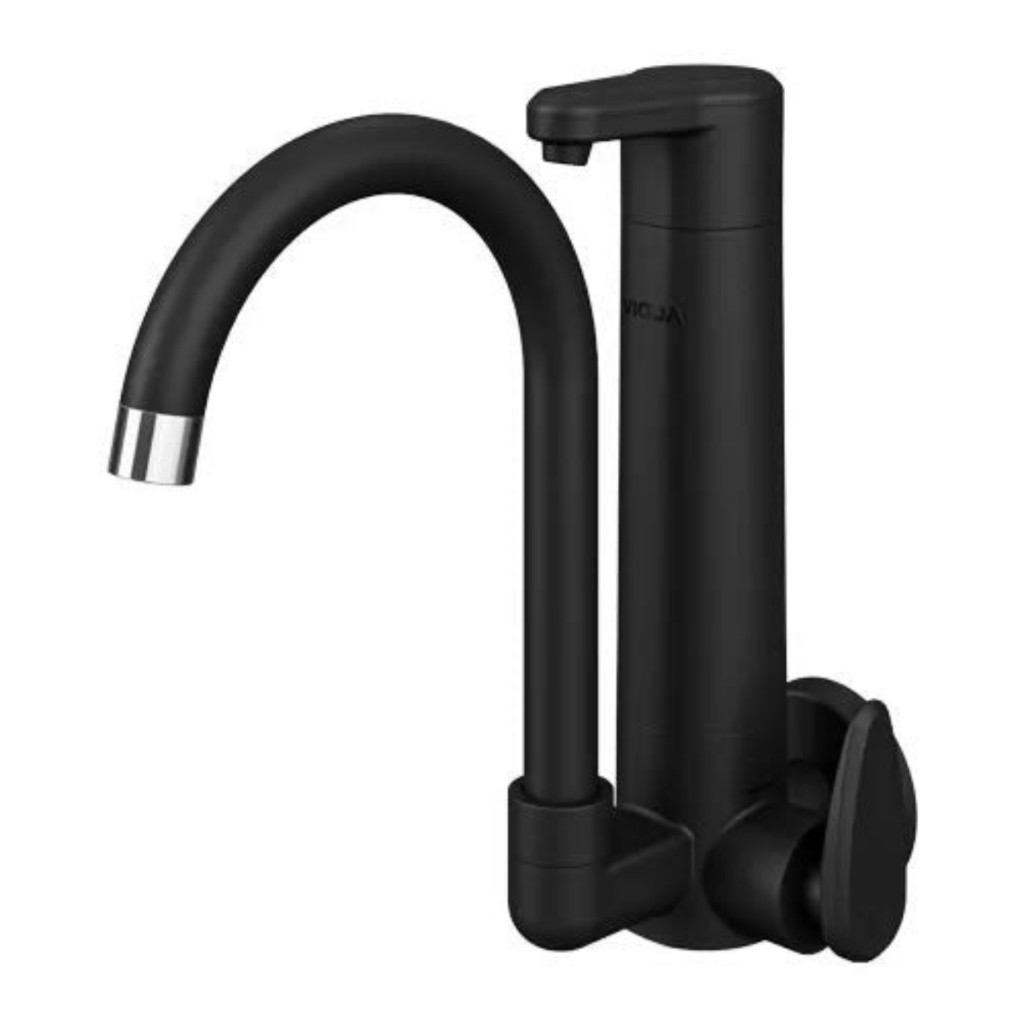 Torneira Parede Bica Móvel Purificador Allure Vitalité Preto Fosco - Viqua em Oferta na Shopee
