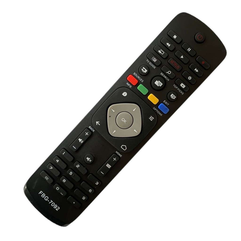Controle Remoto Compatível Tv Philips Smart 4K Led 49PUG7100/78 50PUG6102/78 FBG-7092