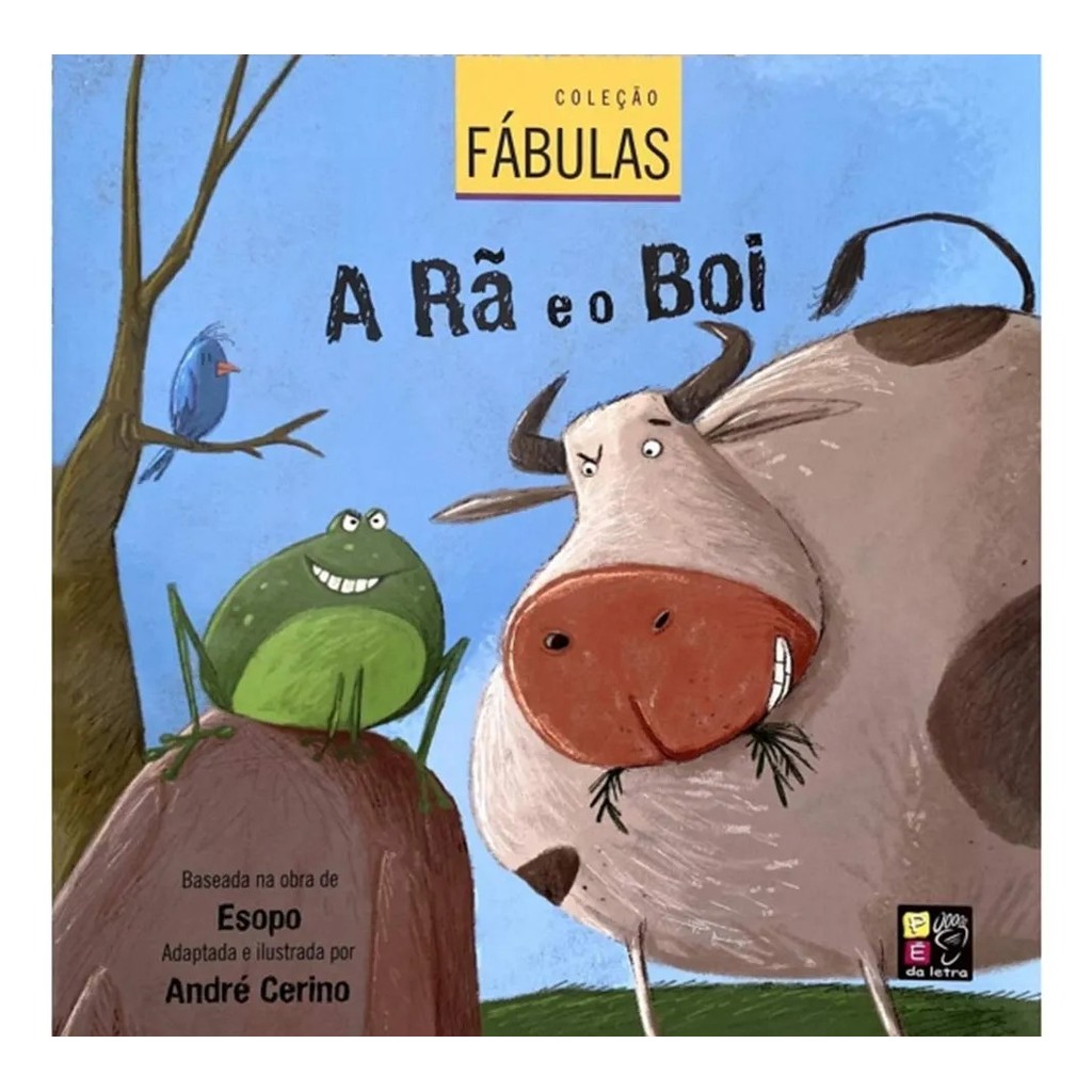 A Rã e o Boi | Fábulas Infantis | Livro Ilustrado em Oferta na Shopee