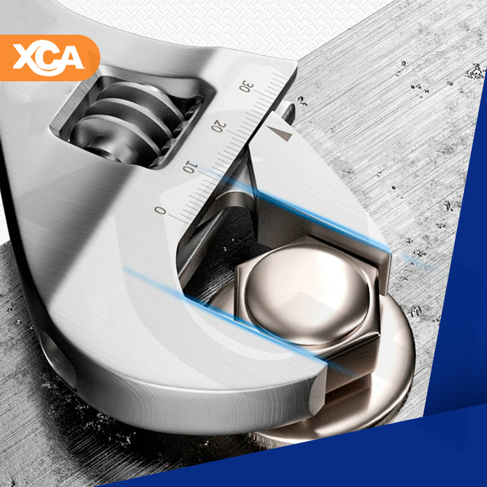 Chave Inglesa Aço 8 / 10 Polegadas Cromada 250mm 200mm Ajustável Profissional