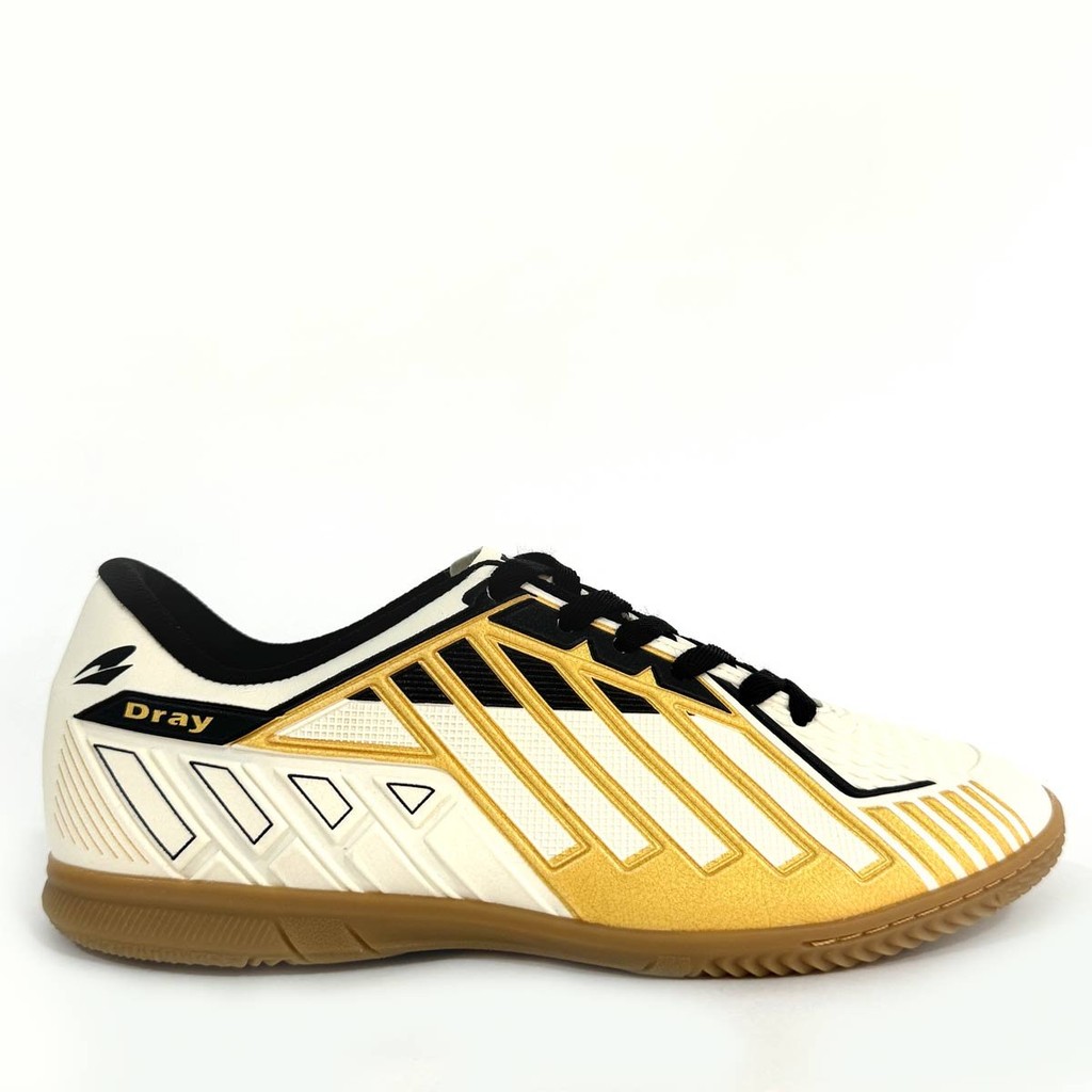 Imagem Chuteira Dray Pratyk Futsal Creme Masculina Indoor Leve Confortável Solado Antiderrapante