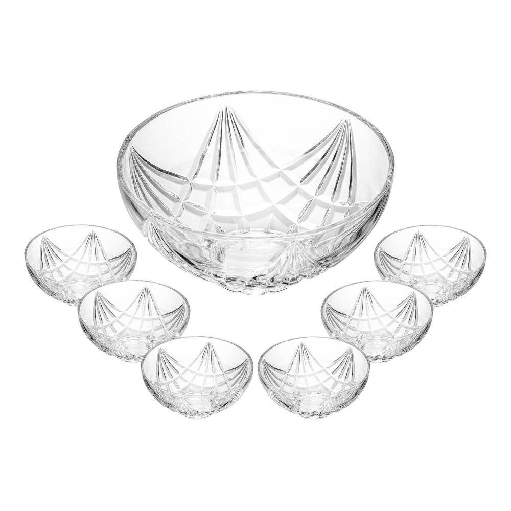 Conjunto 7 Peças para Sobremesa de Vidro Sun - Wolff