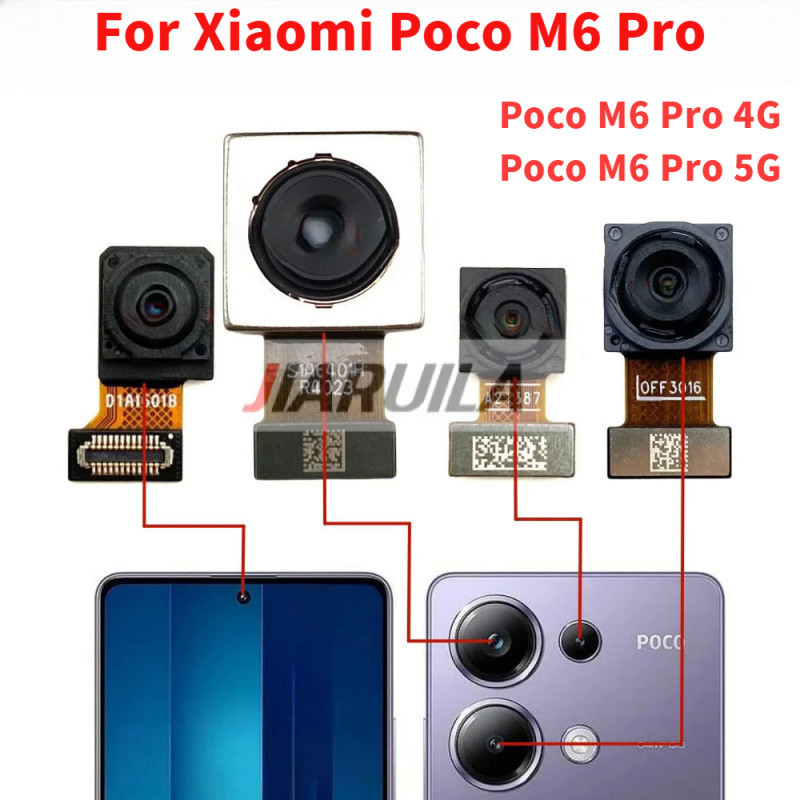 Câmera Xiaomi Poco M6 Pro M6Pro 4G 5G Frontal/ Traseira