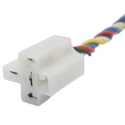 Chicote Porta Relé 5 Vias 2 Fios 1.0mm 3 Fios 1.5mm Terminal 6.3mm