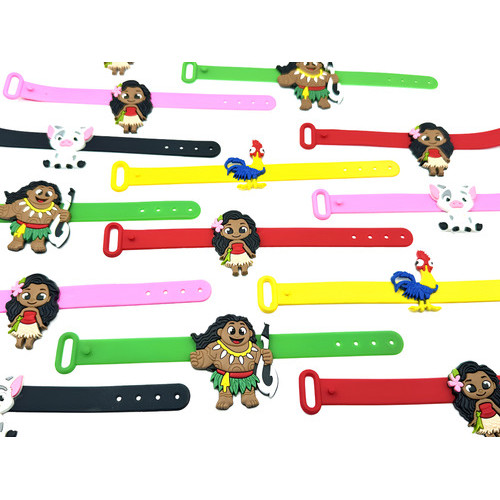 Pulseira Moana 2 10un  Variadas Pulseirinha Mimo Emborrachad novidade