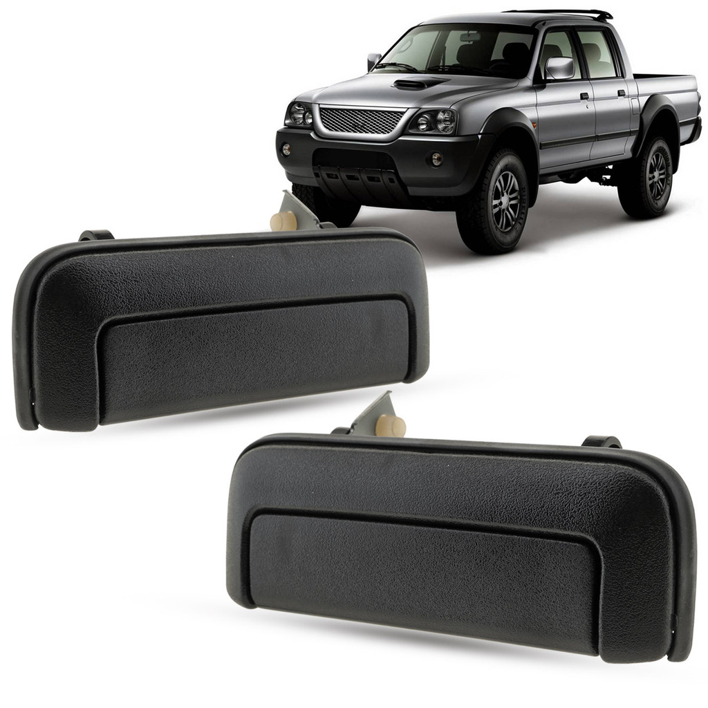 Par Maçaneta Externa da Porta Traseira Mitsubishi L200 Sport Outdoor 2003 2004 2005 2006 2007 2008 2009 2010 2011 2012