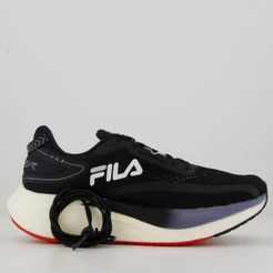 Tênis Fila Racer T2 Extreme Preto Azul Granito e Vermelho