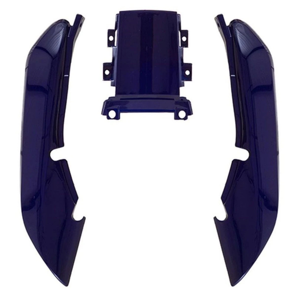 Kit 3 Peças Rabeta Completa Compatível com Titan 1995 Cor Azul Atessa ABS 100% Virgem e Proteção UV